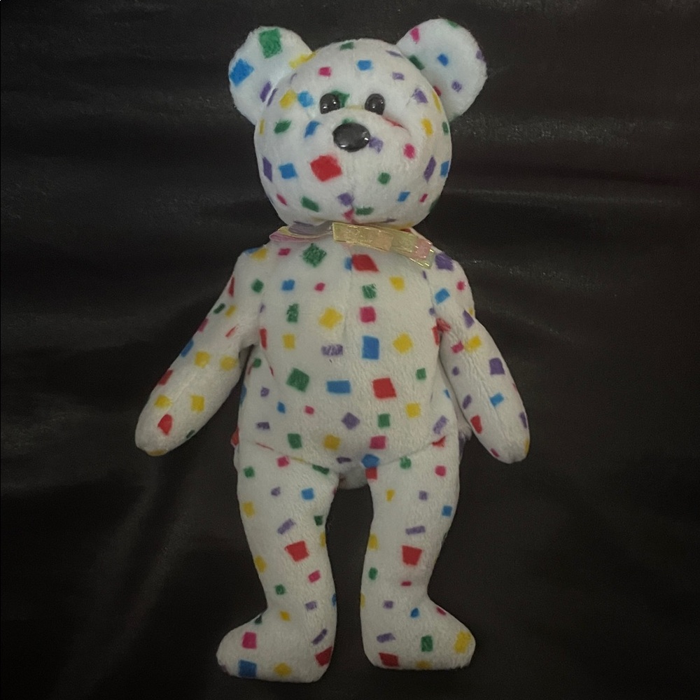 Colorful Dotted Plush Bear